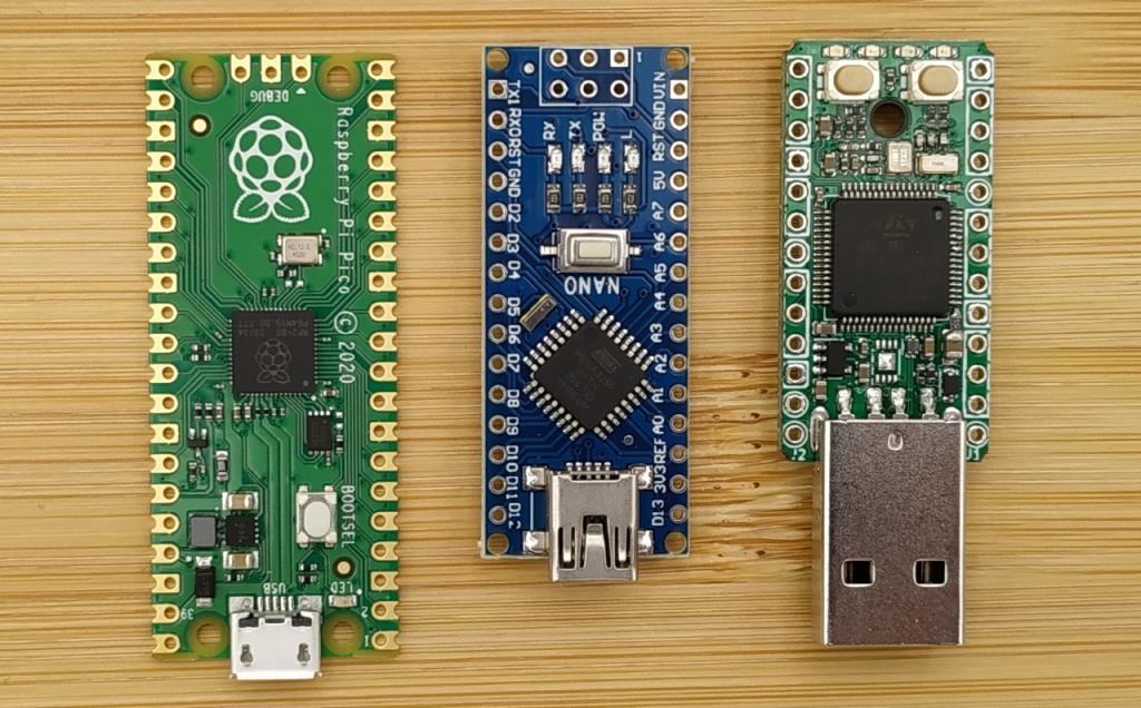 Raspberry Pico, Arduino nano et Pybstick26